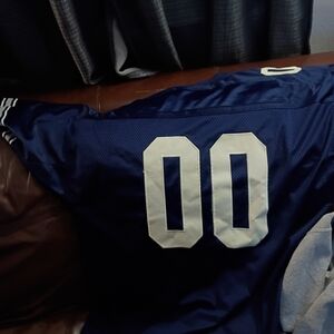 Navy Blue Jersey with White Numbers